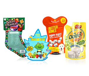 Sachets de forme personnalisée