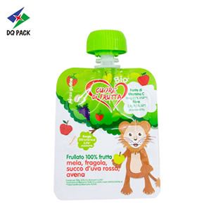 Sachet à bec verseur pour aliments pour bébés